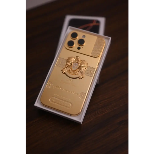 Custom 24k Gold iPhone 16 Pro Max 1TB Diamonds Libya Edition
