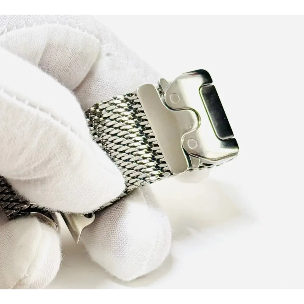 Custom Polished Apple Watch Ultra 3 Polished Milanese Loop