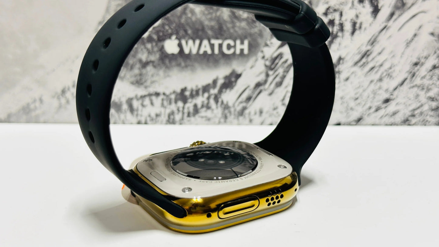 Golden Anodizing and polishing Service for Apple Watch Ultra and Apple Watch Ultra 2