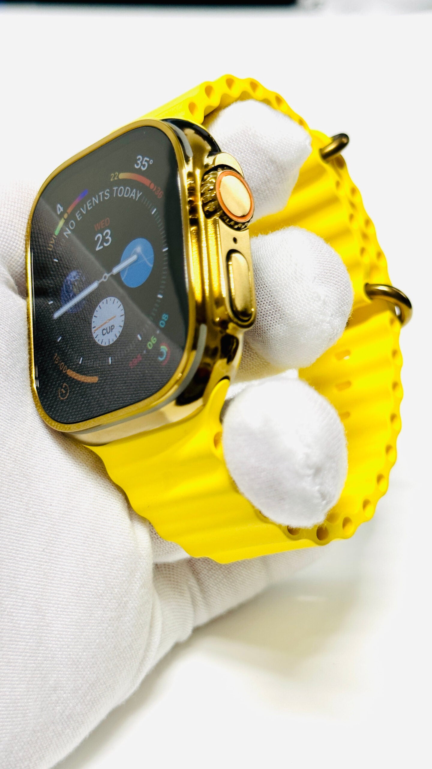 Golden Anodizing and polishing Service for Apple Watch Ultra and Apple Watch Ultra 2
