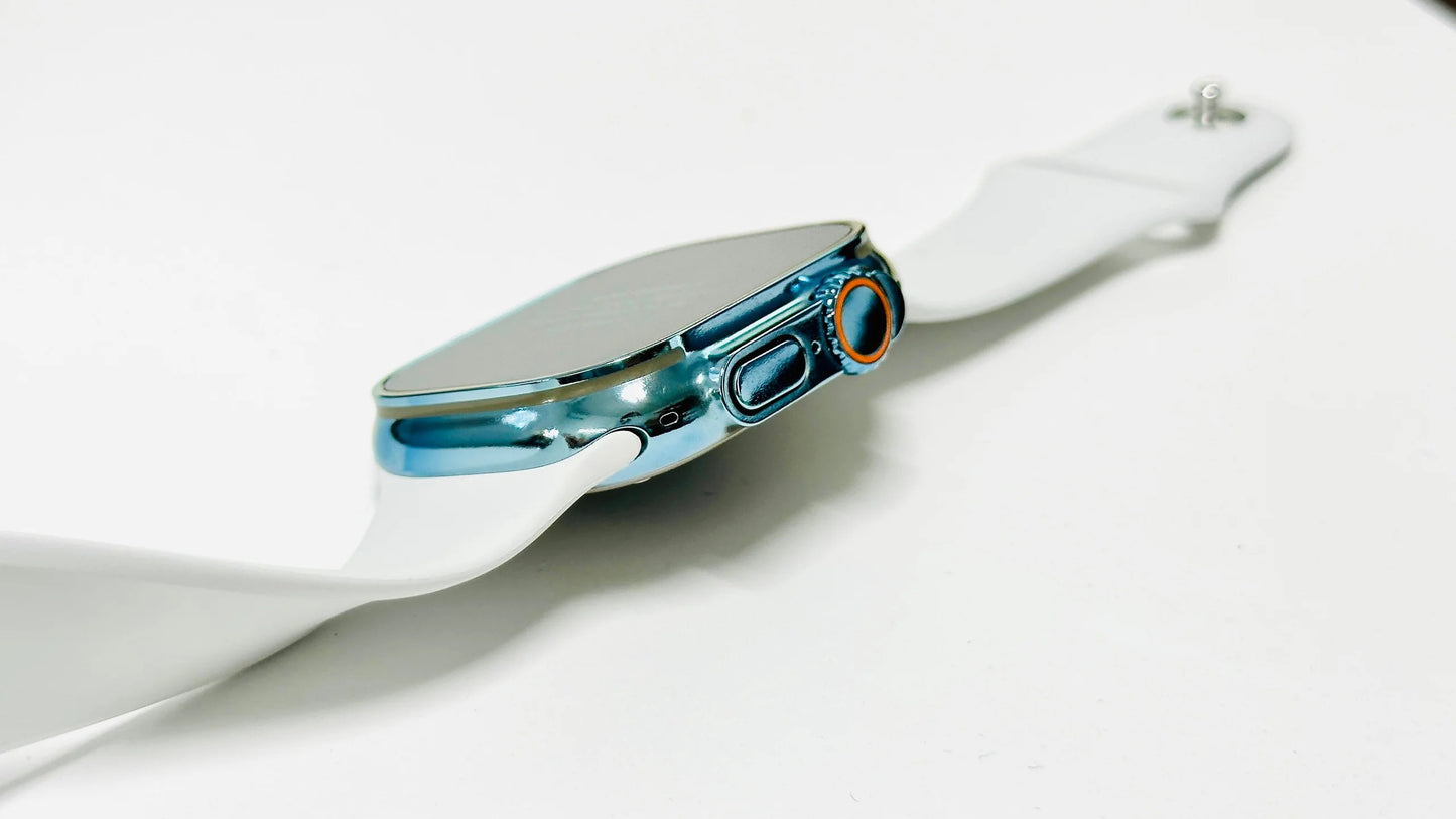 Sky Blue Anodizing and polishing Service for Apple Watch Ultra and Apple Watch Ultra 2