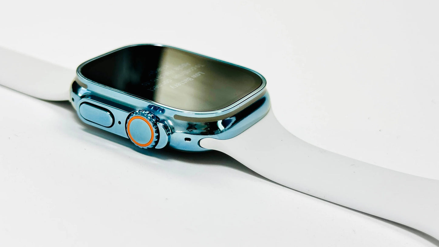 Sky Blue Anodizing and polishing Service for Apple Watch Ultra and Apple Watch Ultra 2