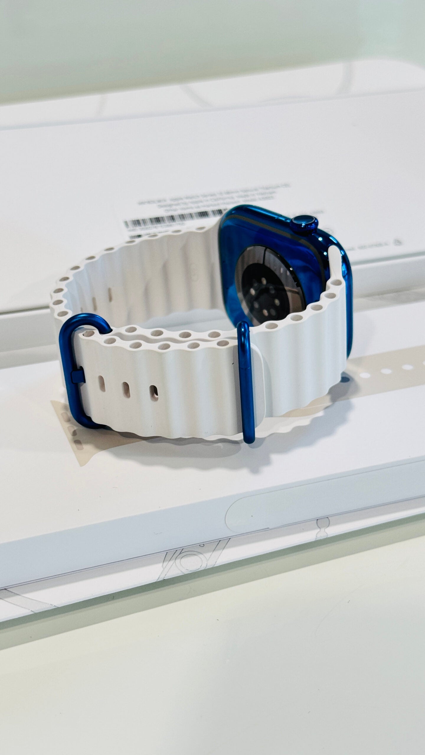 Custom Polished Blue 46mm Apple Watch Series 10 Titanium – 2024 Release – LTE GPS