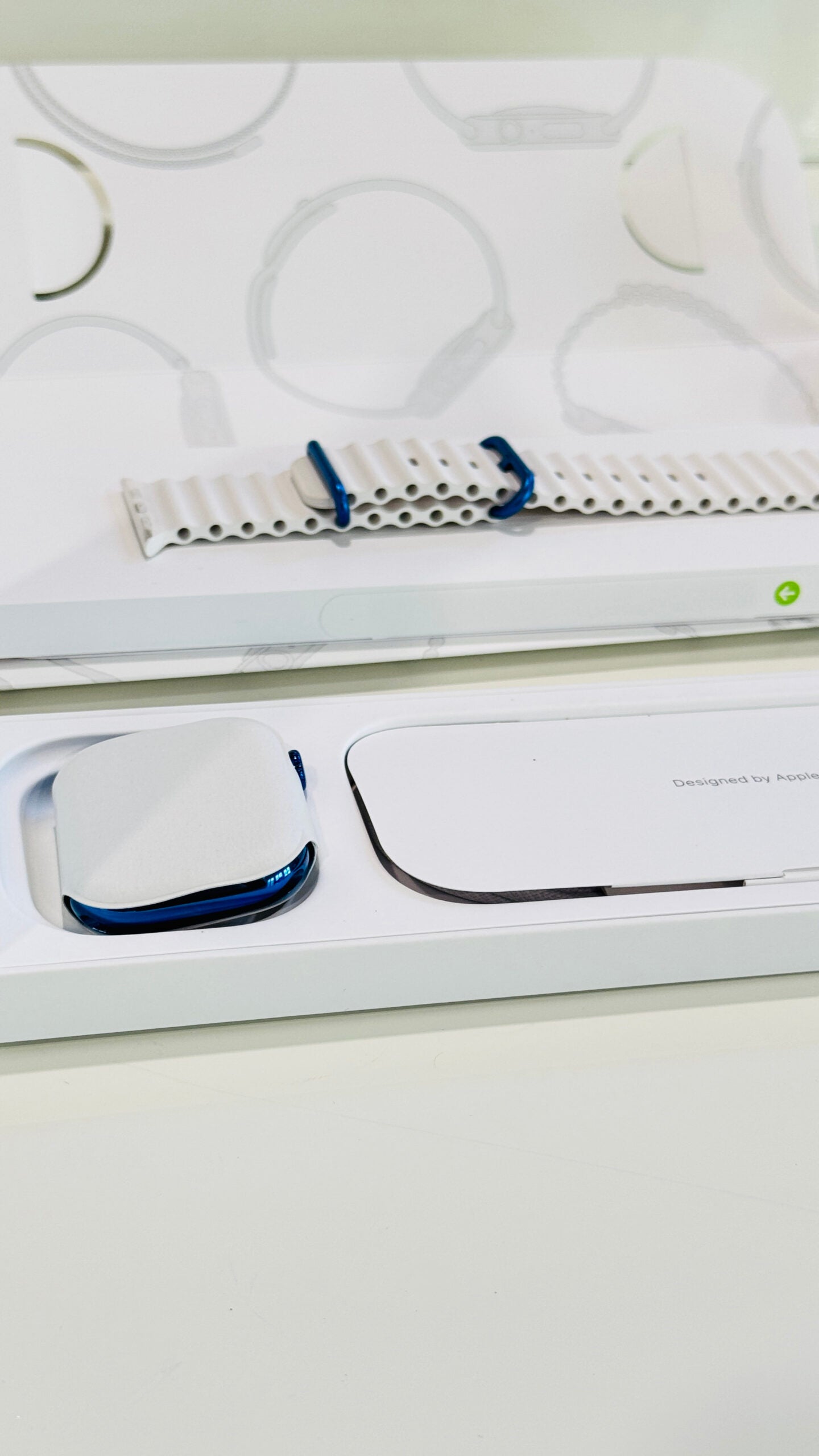 Custom Polished Blue 46mm Apple Watch Series 10 Titanium – 2024 Release – LTE GPS