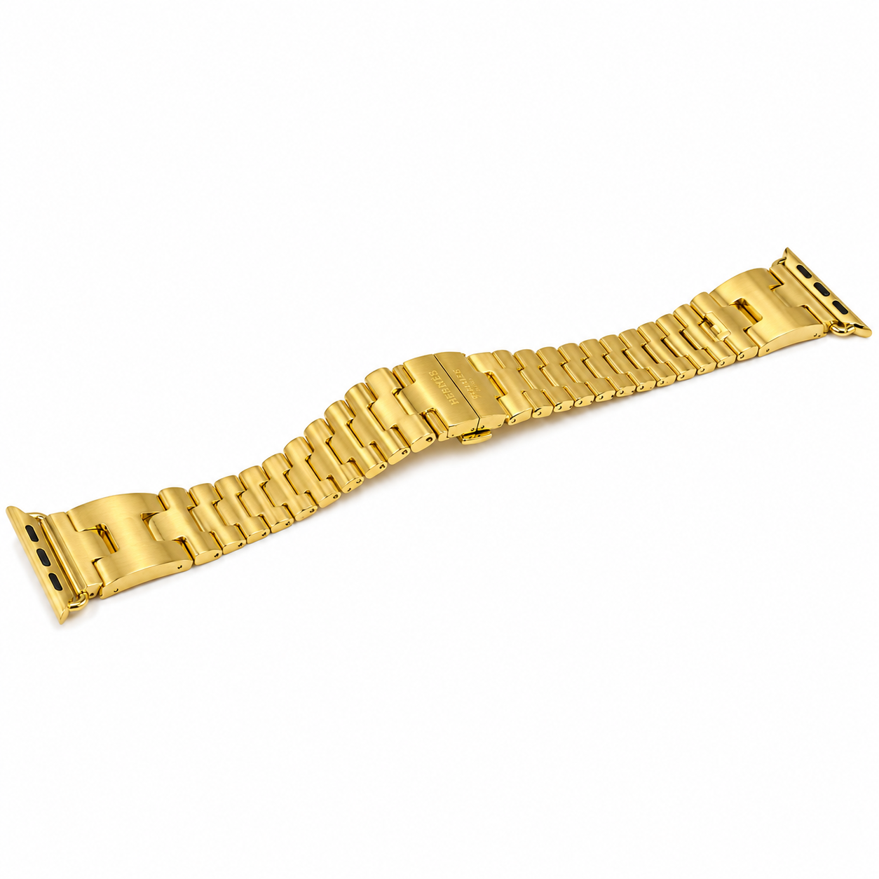 Apple Hermès Grand H Link Band | Custom 24K Gold or Rose Gold Plated