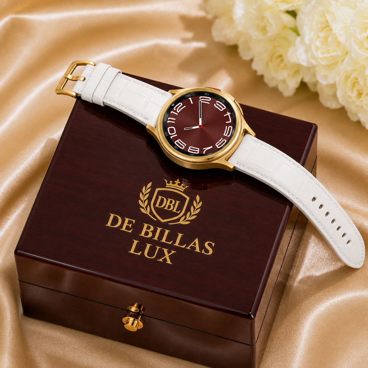 Custom 24K Gold Samsung Galaxy Watch6 Classic LTE