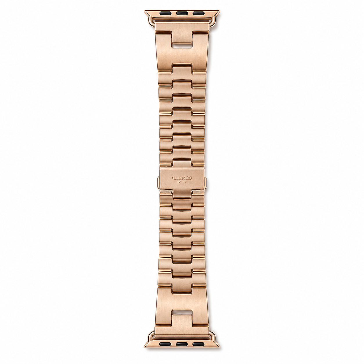Apple Hermès Grand H Link Band | Custom 24K Gold or Rose Gold Plated