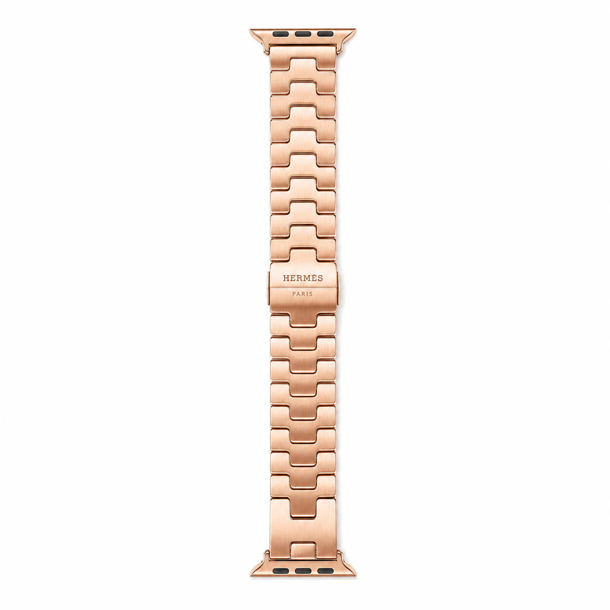 Apple Hermès Grand H Link Band | Custom 24K Gold or Rose Gold Plated