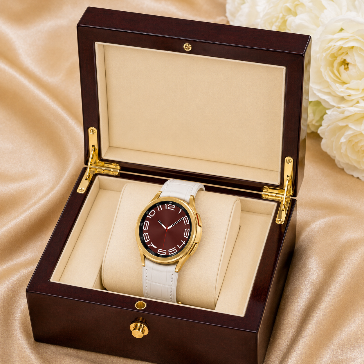 Custom 24K Gold Samsung Galaxy Watch6 Classic LTE