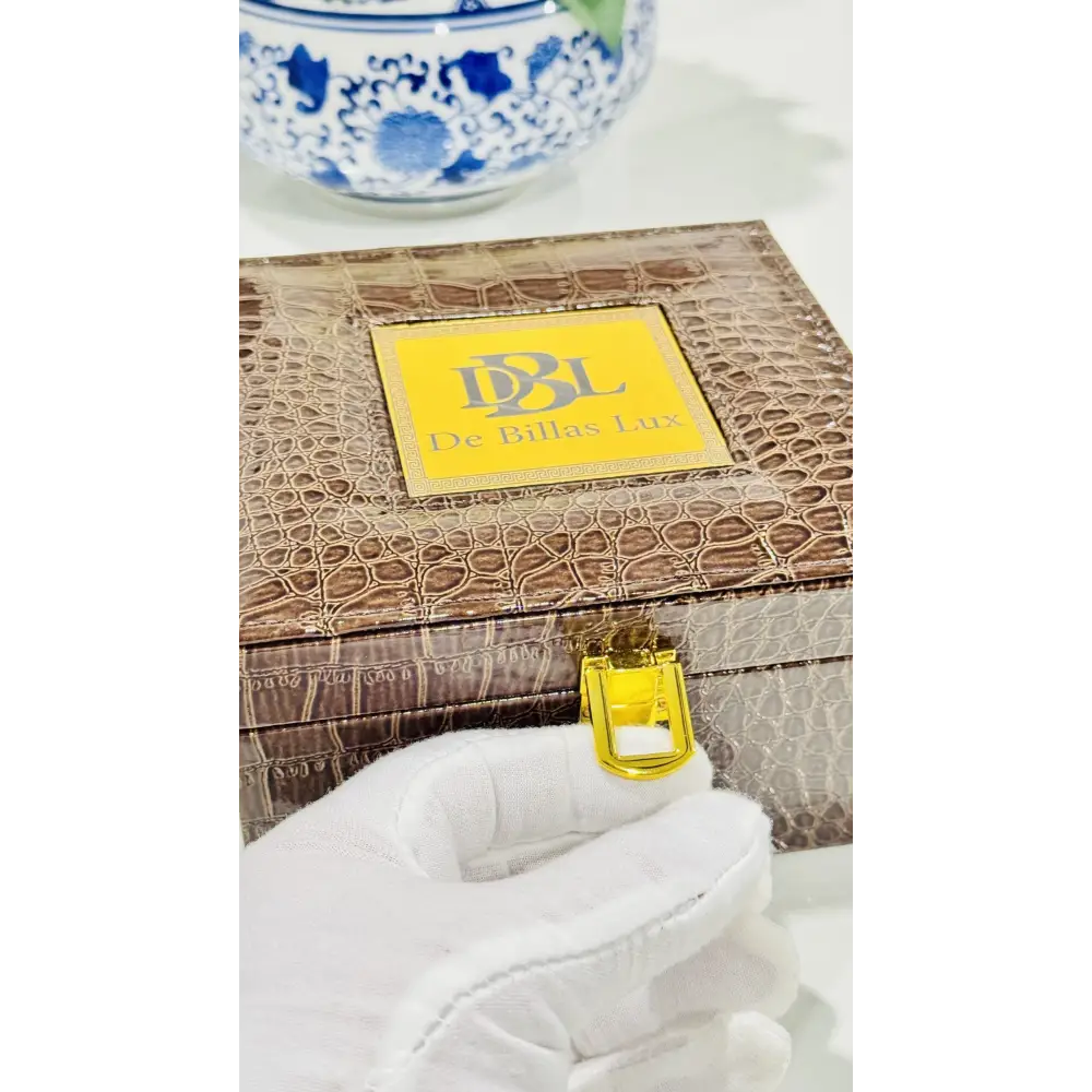 De Billas Lux Custom 24K Gold 46mm Apple Watch Series 12 Engraved Band — product image 7