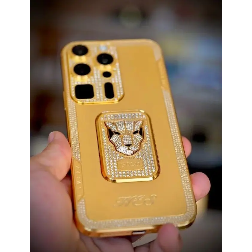 Custom 24k Gold iPhone 16 Pro MAX 1 TB Unlocked Panther Design