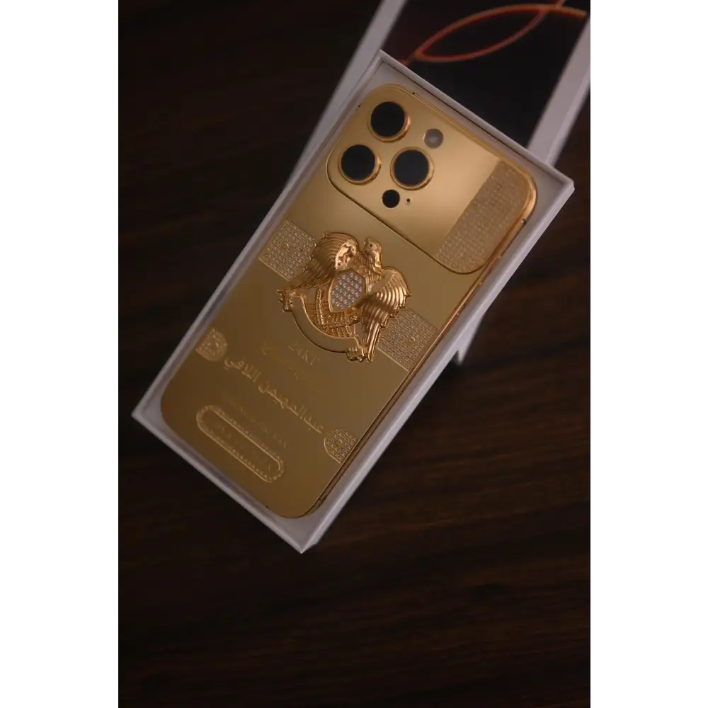 Custom 24k Gold iPhone 16 Pro Max 1TB Diamonds Libya Edition