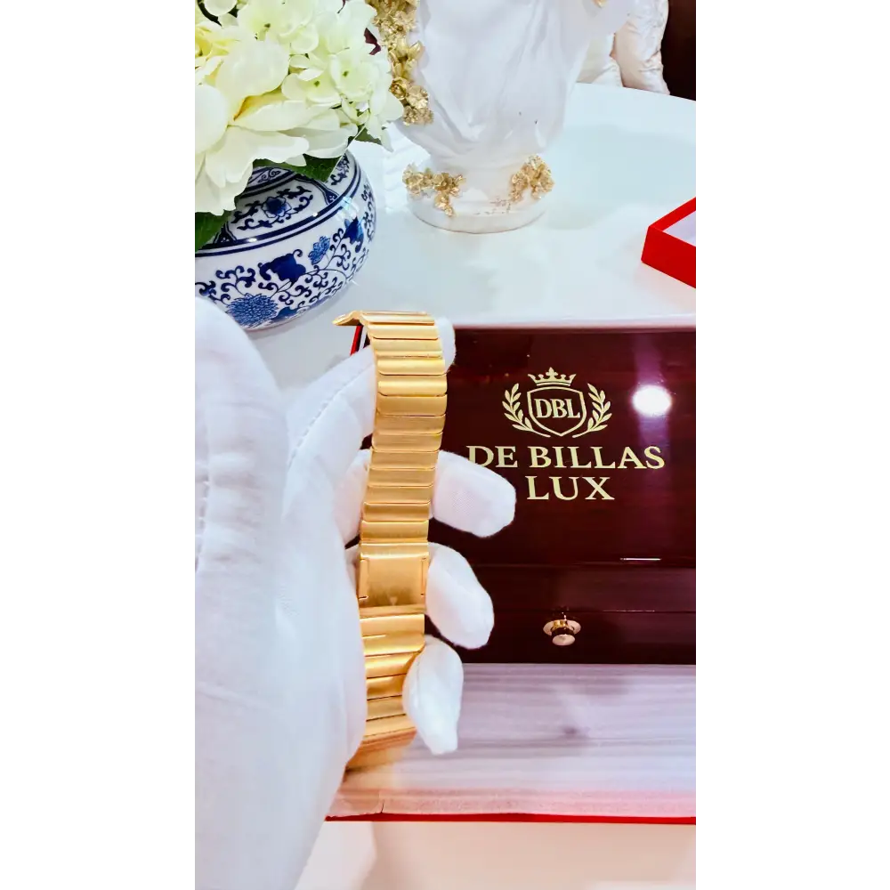 Custom 24k Gold Link Band for Apple Watch Any Series 44 45 46 and Ultra 1 2 3 - Band