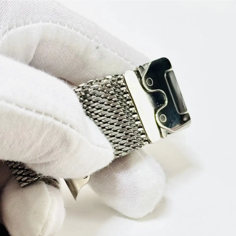 Custom Polished Apple Watch Ultra 3 Polished Milanese Loop