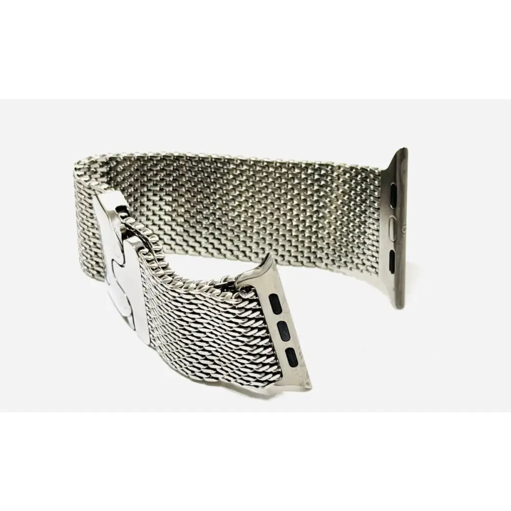 Custom Polished Apple Watch Ultra 3 Polished Milanese Loop