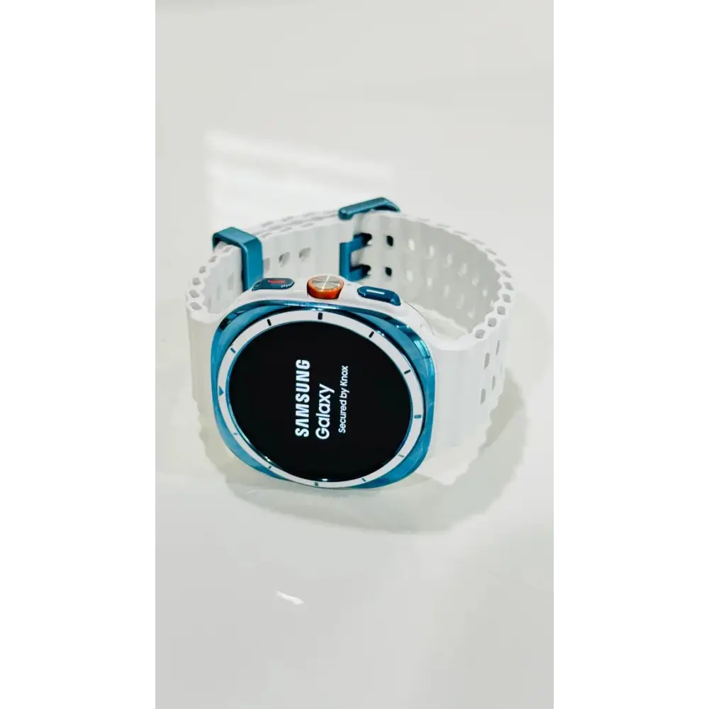 Custom Sky Blue Polished Anodized Samsung Galaxy Watch ULTRA 47mm