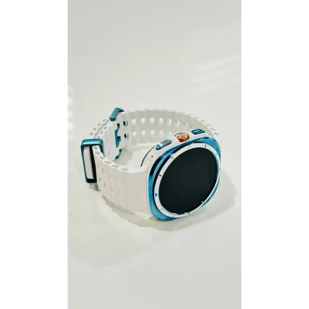 Custom Sky Blue Polished Anodized Samsung Galaxy Watch ULTRA 47mm