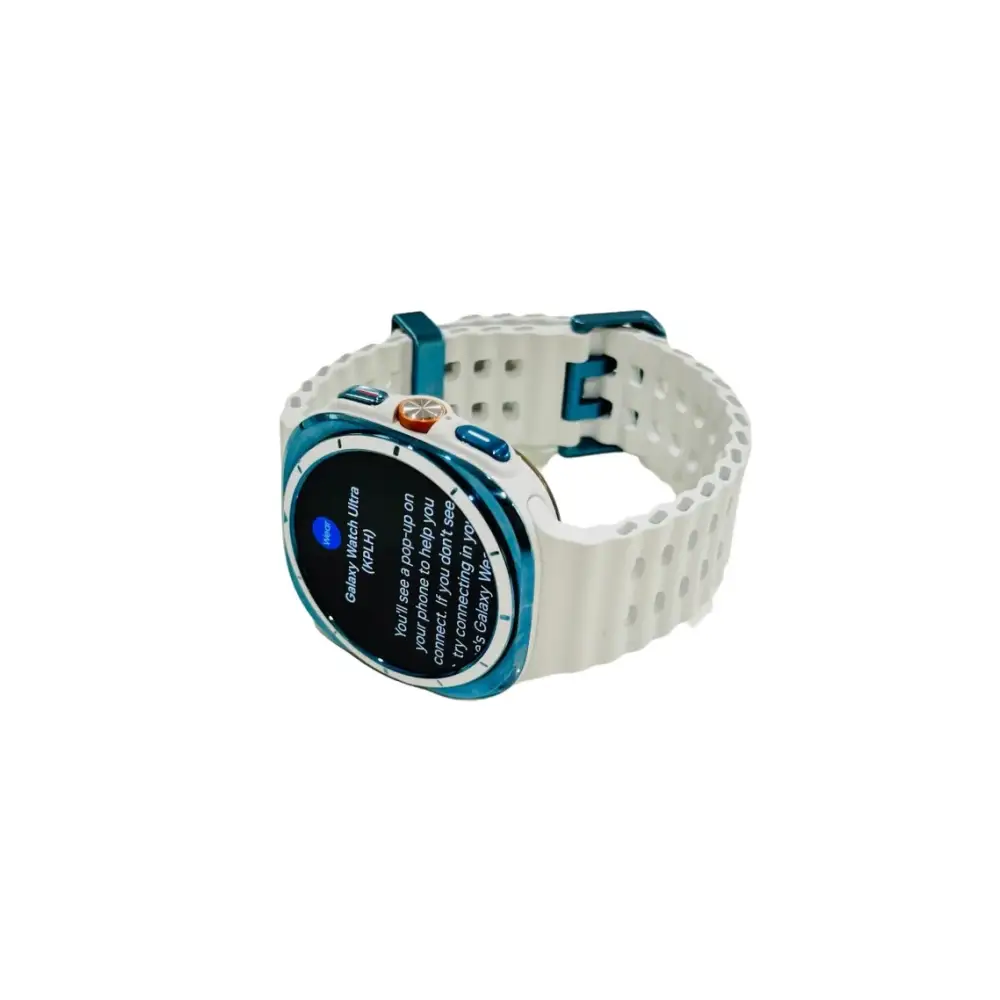 Custom Sky Blue Polished Anodized Samsung Galaxy Watch ULTRA 47mm