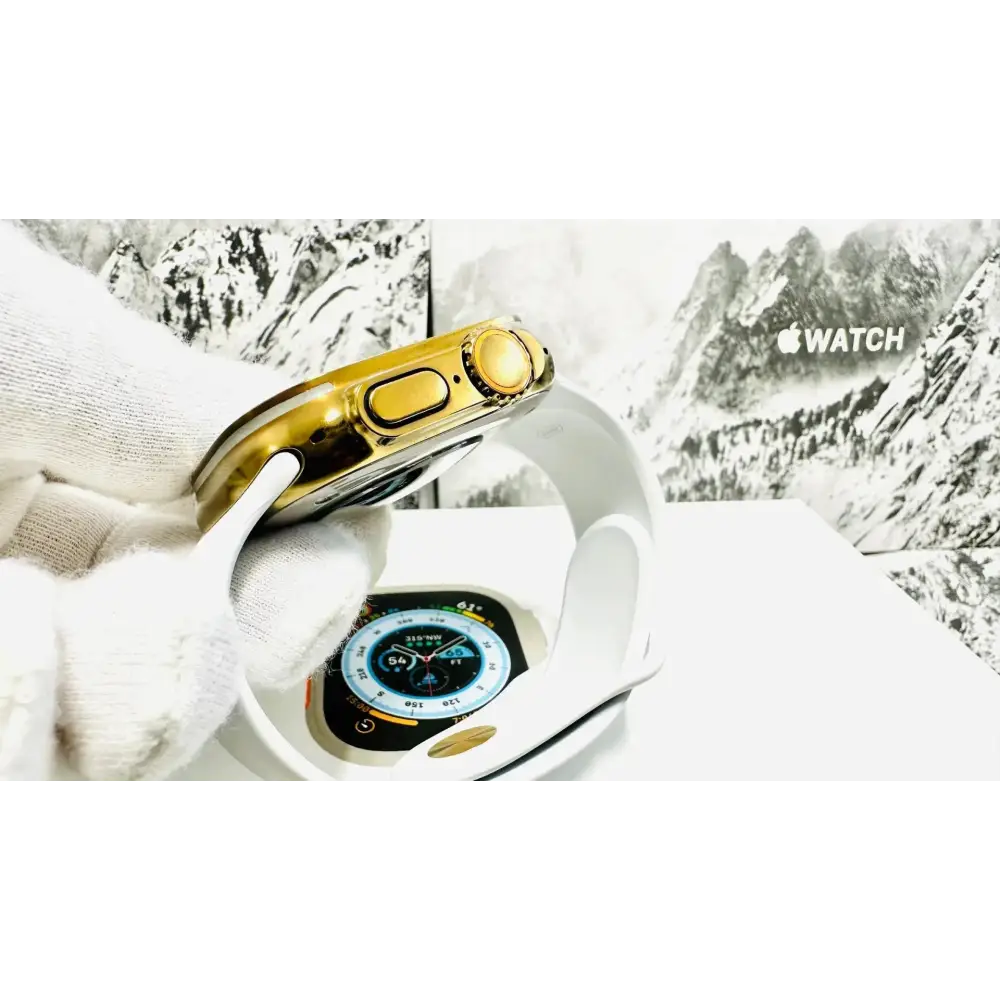Golden Anodizing and polishing Service for Apple Watch Ultra and Apple Watch Ultra 2