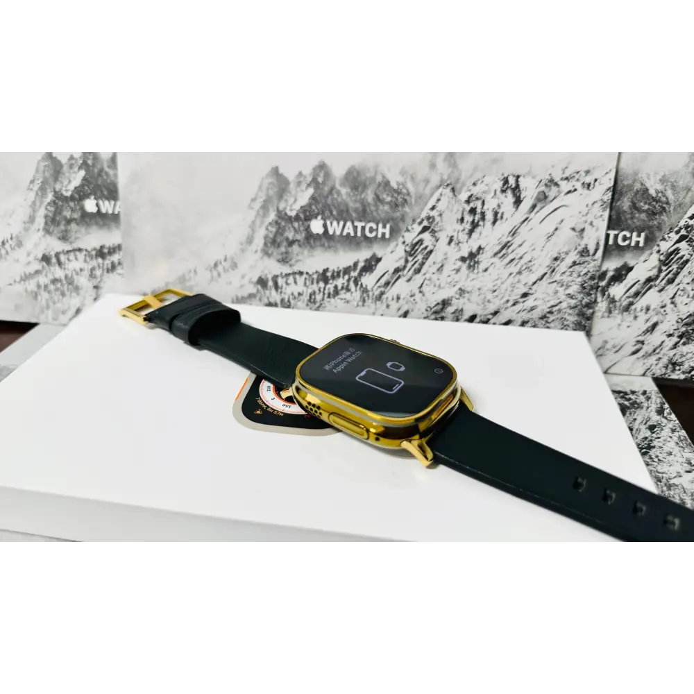 Golden Anodizing and polishing Service for Apple Watch Ultra and Apple Watch Ultra 2