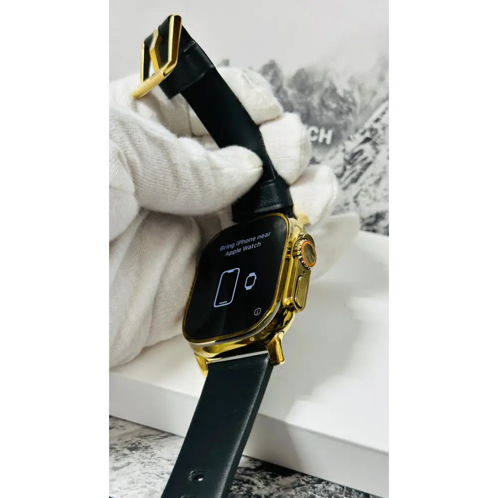 Golden Anodizing and polishing Service for Apple Watch Ultra and Apple Watch Ultra 2