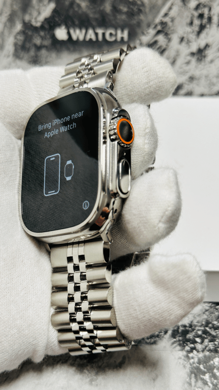 Custom Polished Apple Watch Ultra 2 49mm Link Band