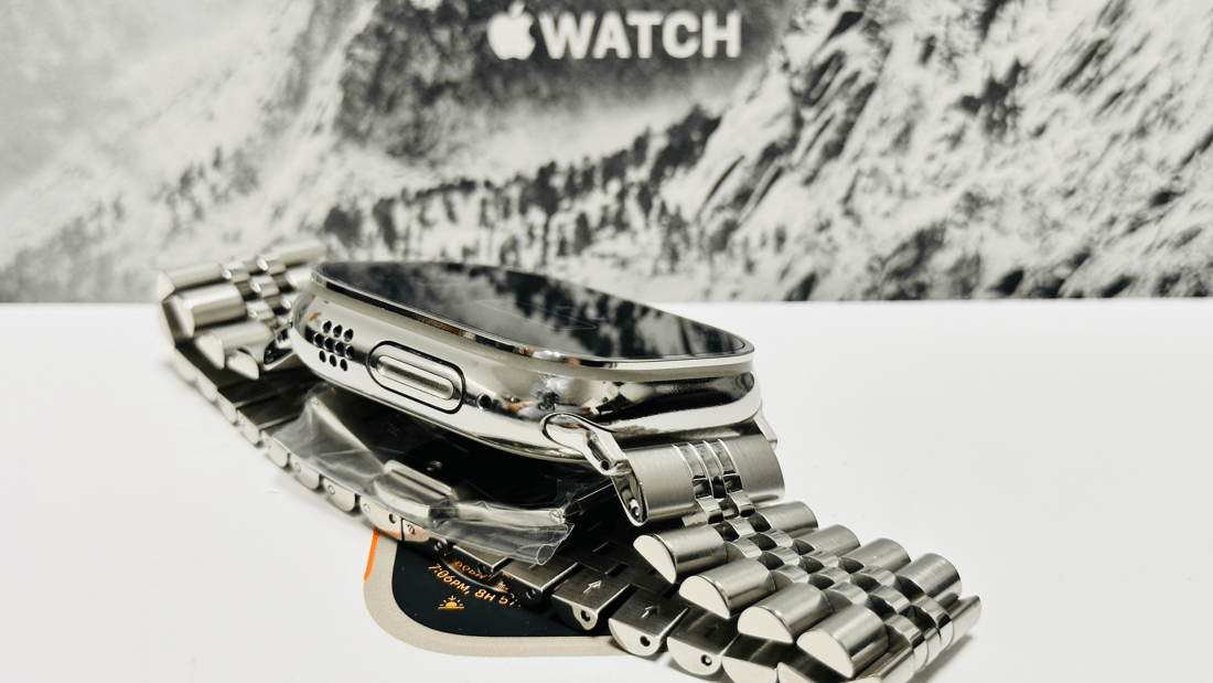 Custom Polished Apple Watch Ultra 2 49mm Link Band