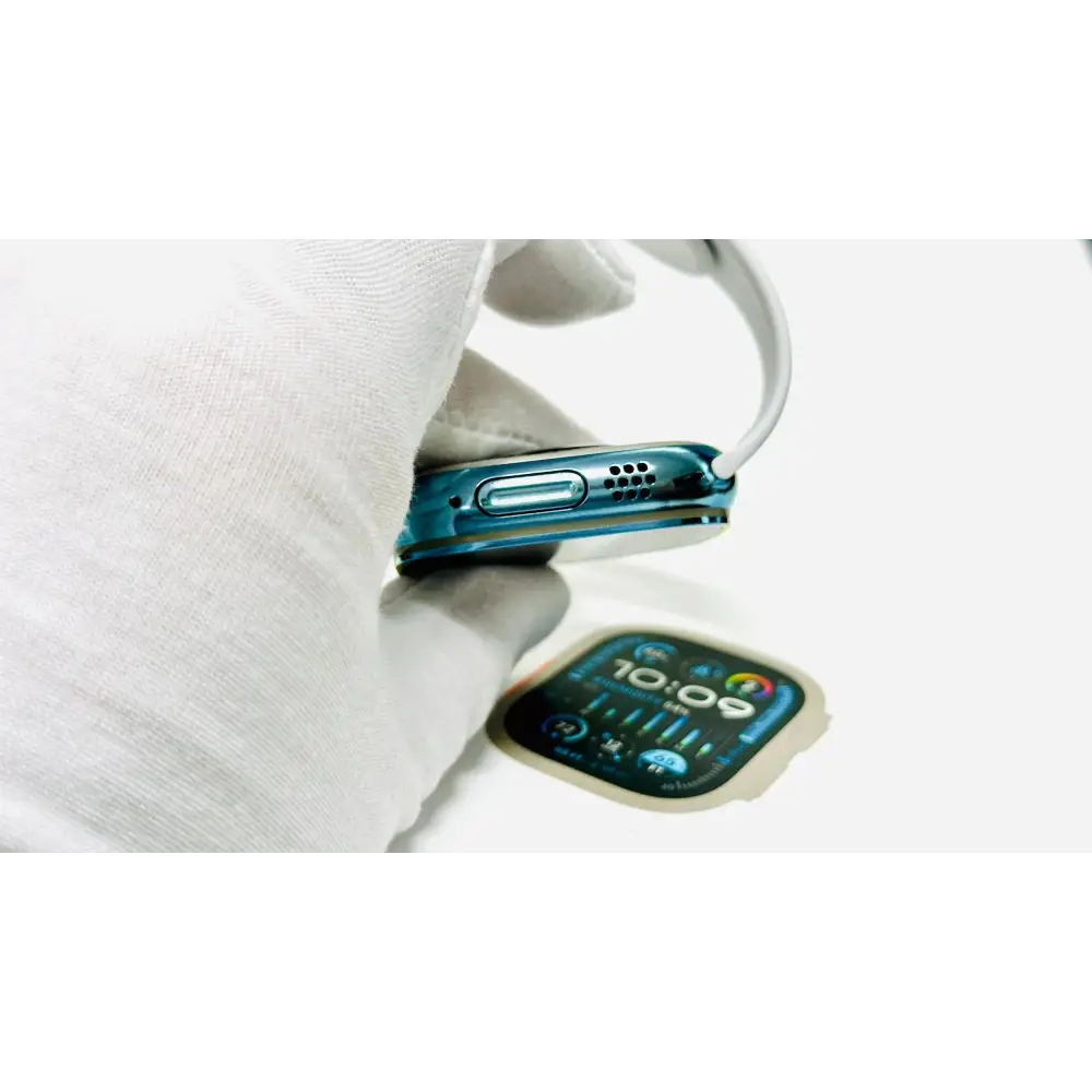 Sky Blue Anodizing and polishing Service for Apple Watch Ultra and Apple Watch Ultra 2