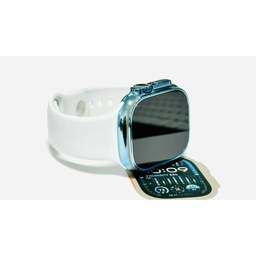 Sky Blue Anodizing and polishing Service for Apple Watch Ultra and Apple Watch Ultra 2