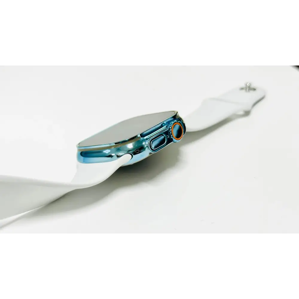 Sky Blue Anodizing and polishing Service for Apple Watch Ultra and Apple Watch Ultra 2