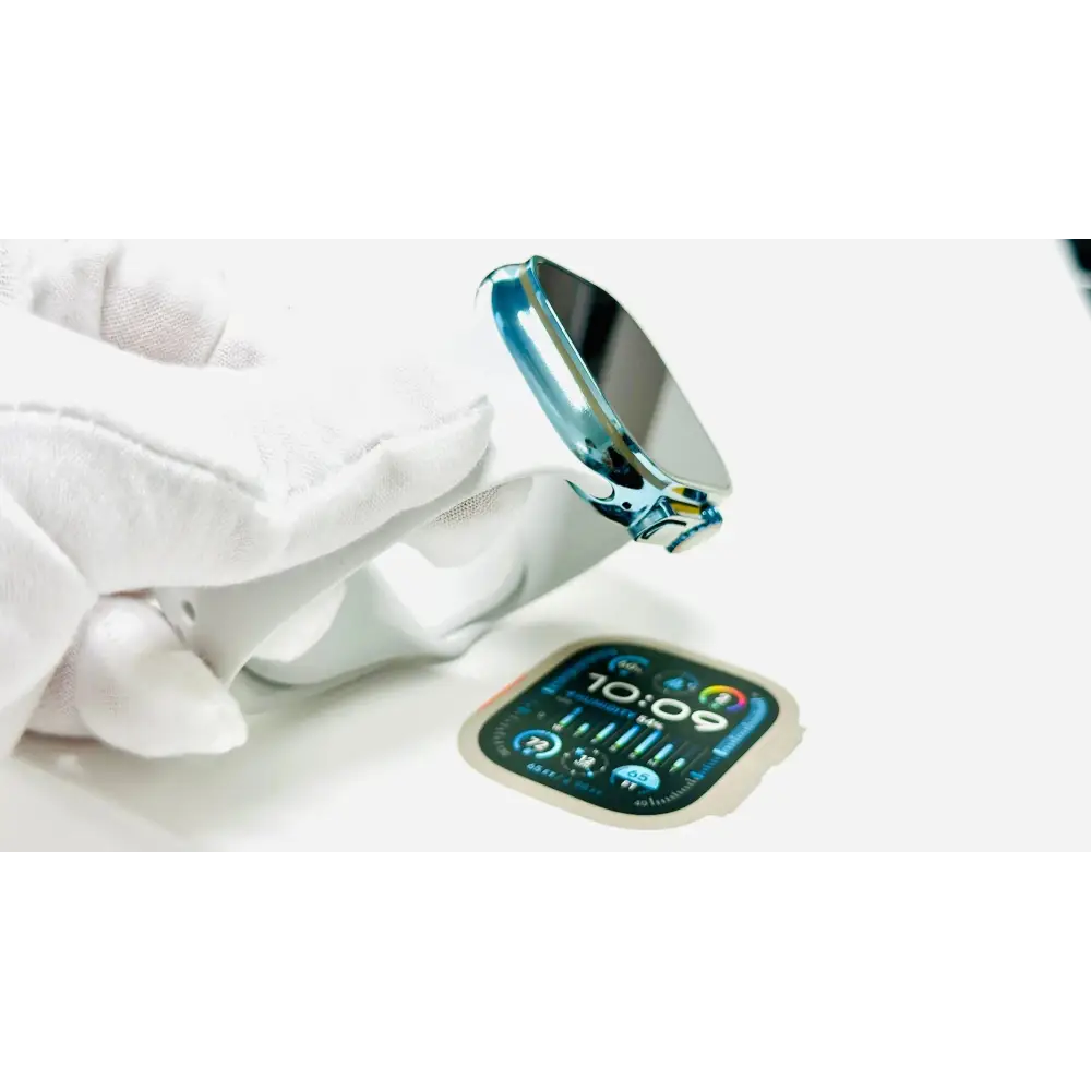 Sky Blue Anodizing and polishing Service for Apple Watch Ultra and Apple Watch Ultra 2