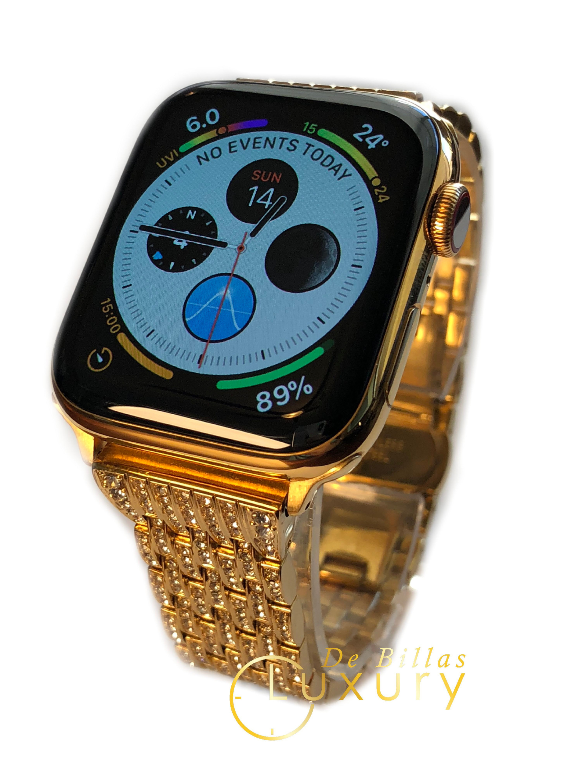 24K Gold 44MM Apple Watch Series 5 CUSTOM