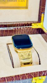 Custom 24k Gold Engraved Apple Watch Series 10